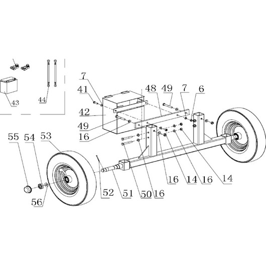 Колеса и оси колес Champion CH1211E